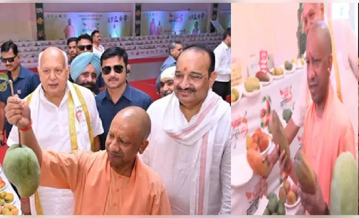 मुख्यमंत्री योगी आदित्यनाथ ने आम महोत्सव का किया शुभारंभ