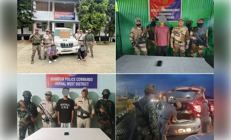 मणिपुर: उग्रवाद पर सख्त कार्रवाई, PLA और NRFM से जुड़े दो उग्रवादी गिरफ्तार, हेरोइन बरामद