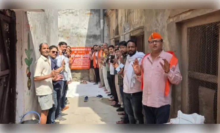 प्रधानमंत्री की सांसद निधि से हो रहा संकरी गलियों का भी विकास - विधायक