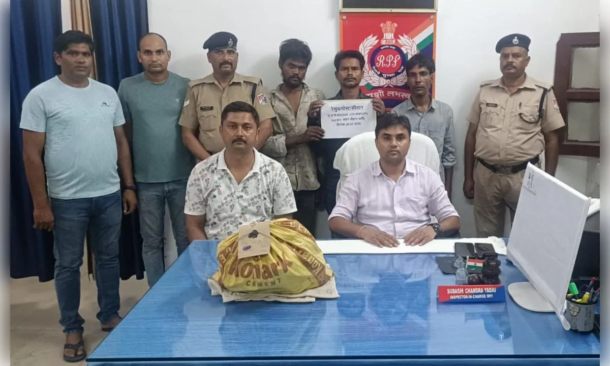 रेलवे के चोरी के कॉपर वायर का रिसीवर गिरफ्तार, 14.55 किलो रेल संपत्ति बरामद