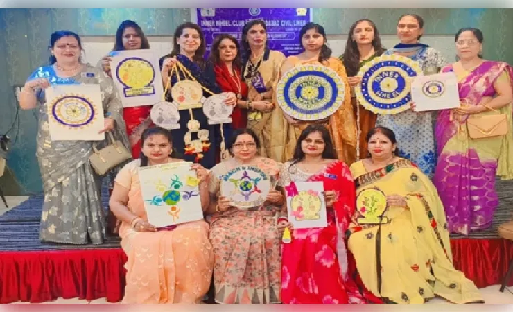इनरव्हील क्लब ऑफ मुरादाबाद सिविल लाइंस के अधिष्ठापन समारोह में सेवा और सृजनशीलता का संदेश