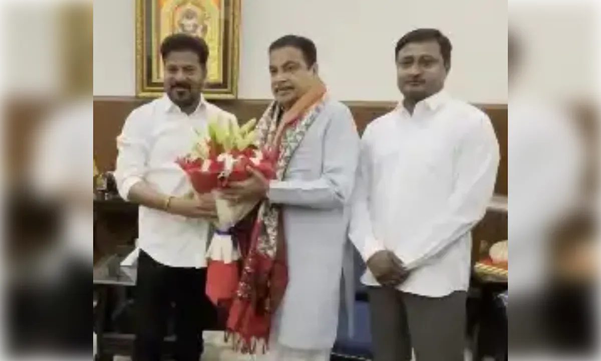तेलंगाना के सीएम ने की नितिन गडकरी से मुलाकात, विकास परियोजनाओं पर चर्चा