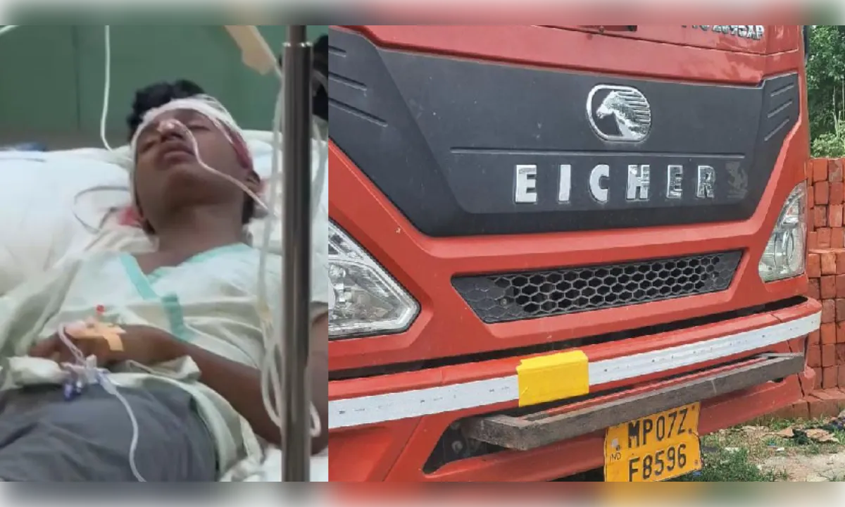 तेज रफ्तार का कहर! सड़क हादसे में दो छात्र घायल, एक की हालत गंभीर