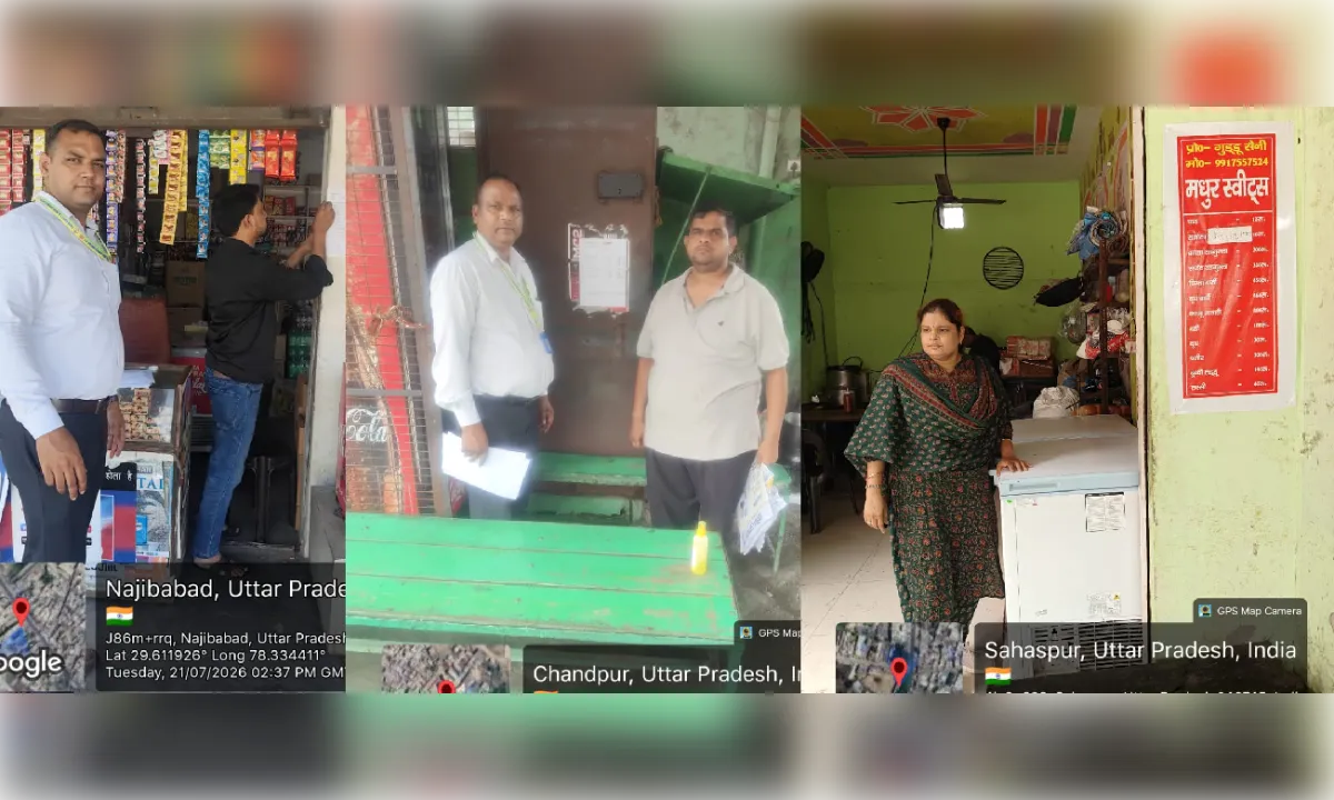कांवड़ मार्गों पर खाद्य सुरक्षा विभाग का बड़ा अभियान, 13 खाद्य नमूने जांच को भेजे