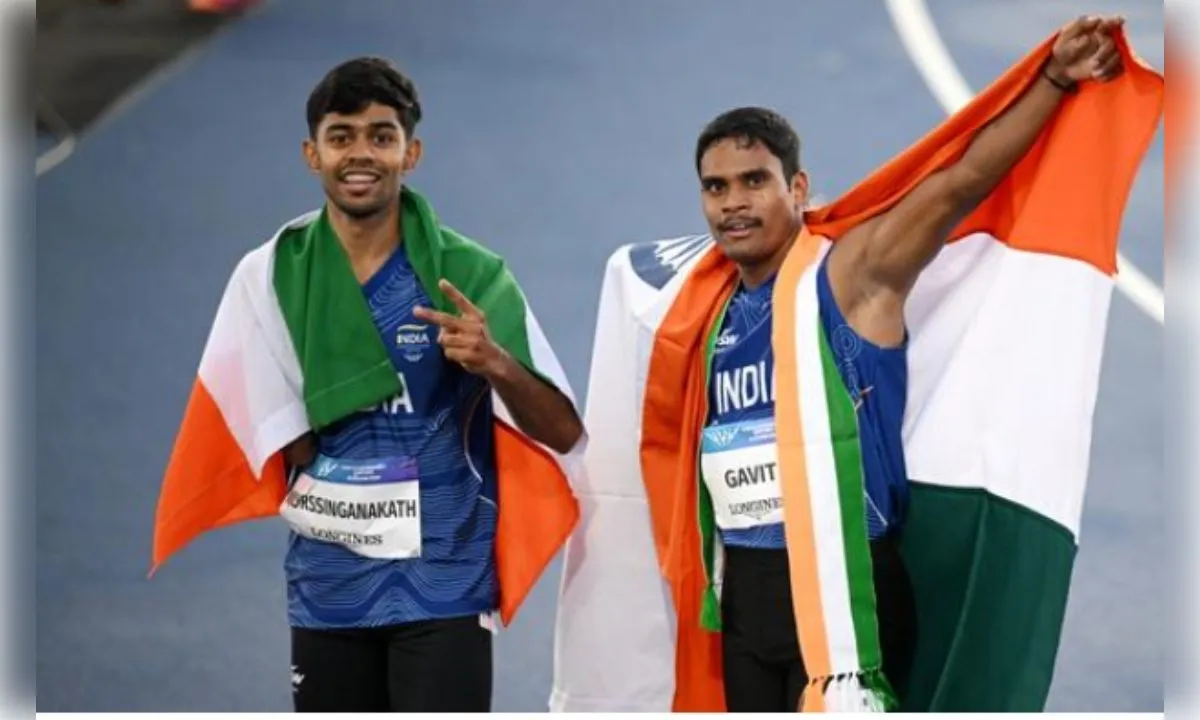 दिलीप गावित ने बनाया गेम्स रिकॉर्ड, मोहम्मद बासिल संग भारत को दिलाया ऐतिहासिक डबल पोडियम