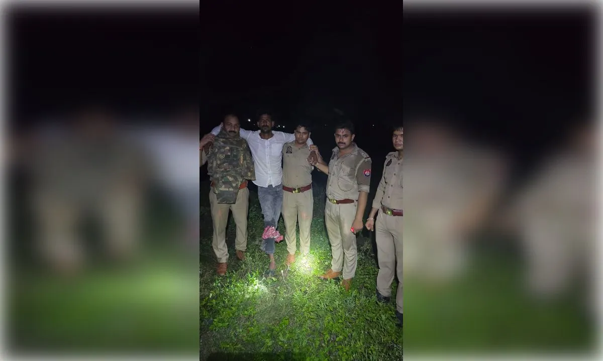 बलिया में पुलिस मुठभेड़, गौवध के आरोप में दो गिरफ्तार; एक के पैर में लगी गोली