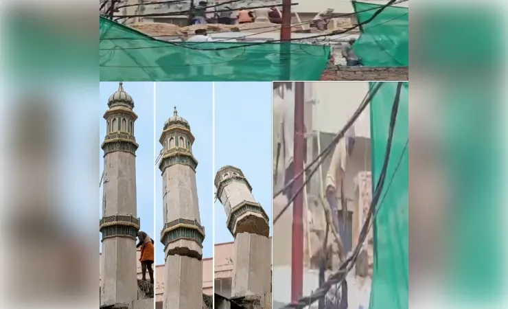 दालमंडी चौड़ीकरण: सहमति के बाद पांच मस्जिदों का अतिक्रमित हिस्सा हटाने की कार्रवाई शुरू