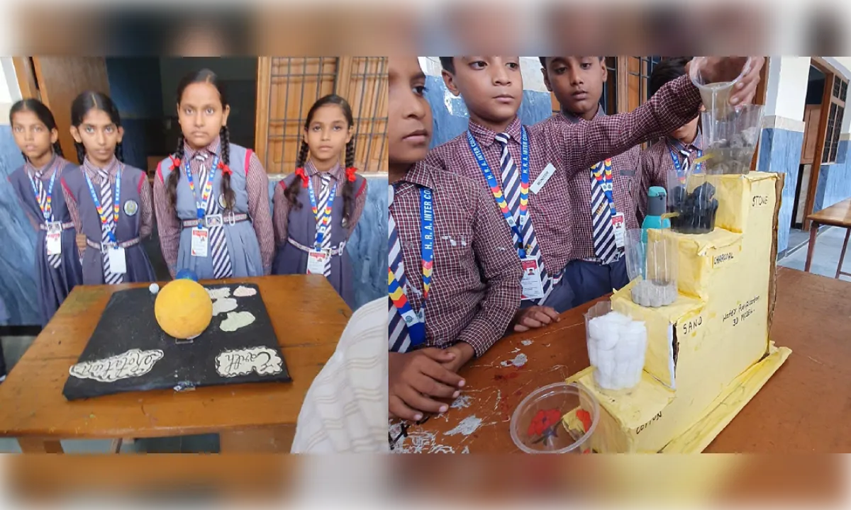 उतरौला के एचआरए इंटर कॉलेज में कक्षा 3 से 5 तक विज्ञान प्रदर्शनी का आयोजन