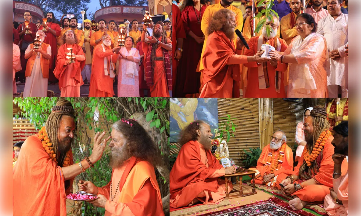 परमार्थ निकेतन में विश्व युवा कौशल दिवस का आयोजन, स्वामी चिदानन्द हुए सम्मानित
