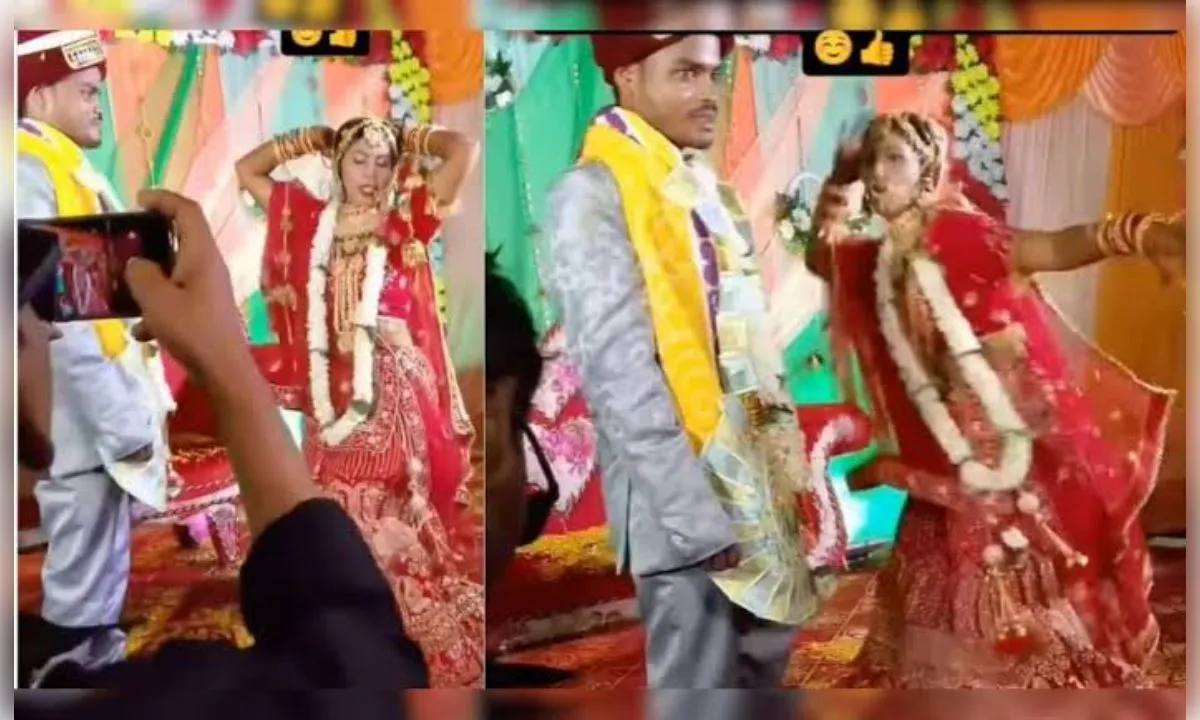 दुल्हन ने किया ऐसा जबरदस्त डांस