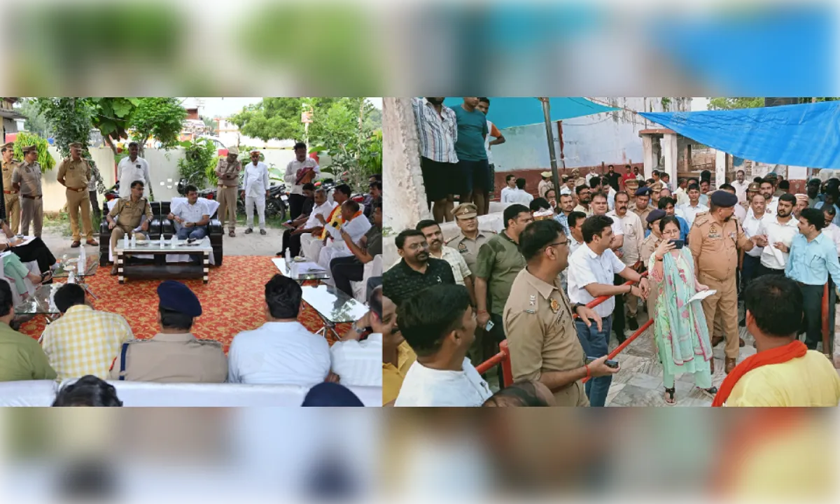 श्रावण मास मेले की तैयारियों का डीएम व एसपी ने किया स्थलीय निरीक्षण