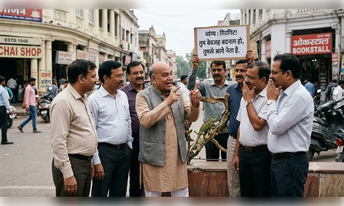 व्यंग्य: गिरगिट! तुम बेवजह बदनाम हो, तुमसे आगे नेता हैं