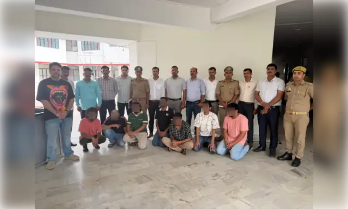 अमेरिकी एजेंसियों का अधिकारी बनकर ठगी करने वाले सात गिरफ्तार