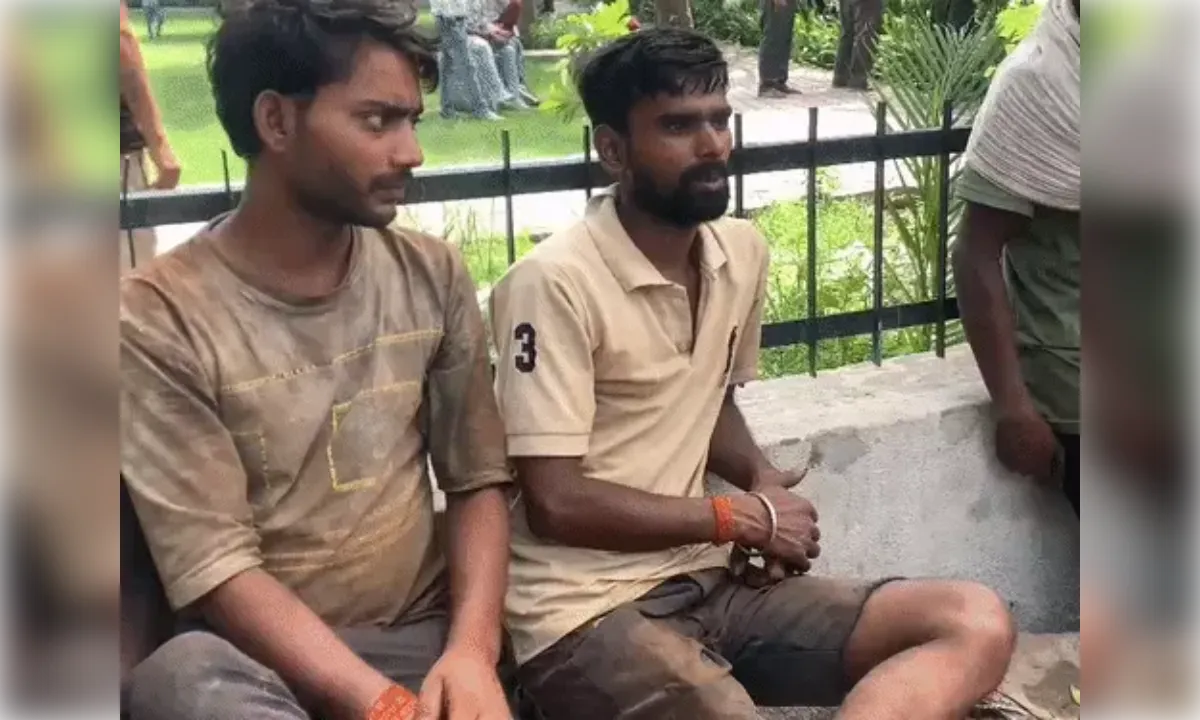 निर्माण कार्य के दौरान बड़ा हादसा,सातवीं मंजिल से गिरे चार मजदूर, गंभीर रूप से घायल