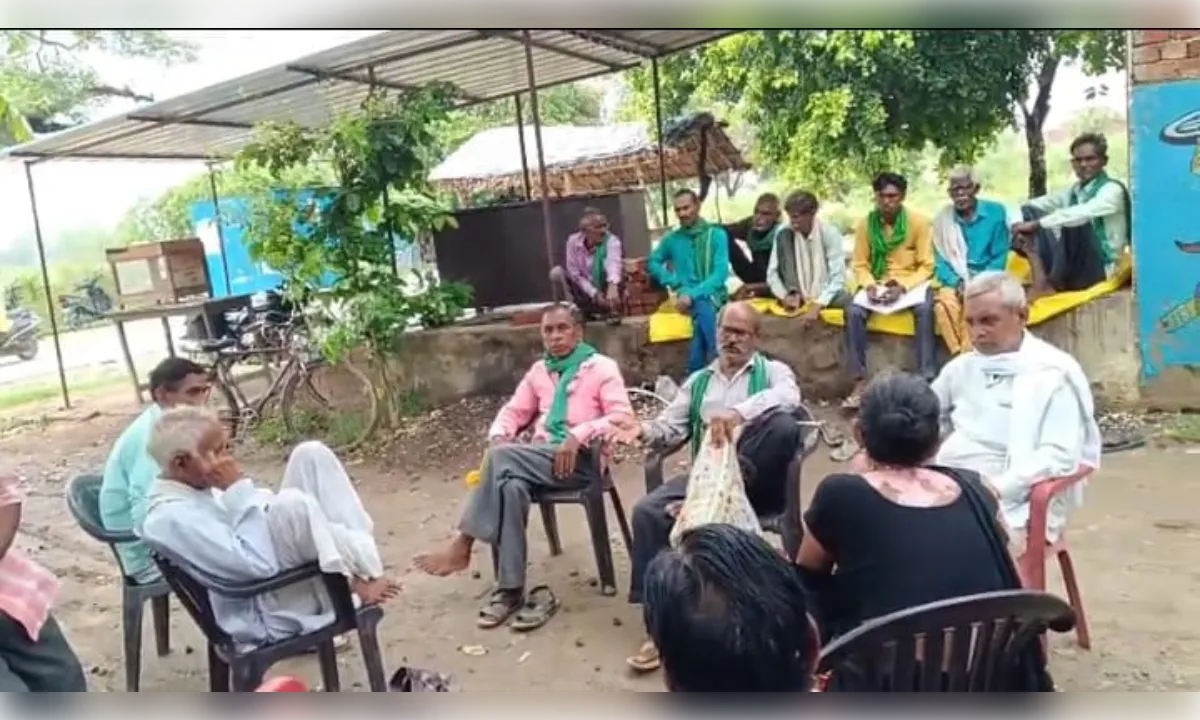 किसान यूनियन लोक शक्ति की बैठक, जल निकासी सहित अन्य समस्याओं पर हुई चर्चा