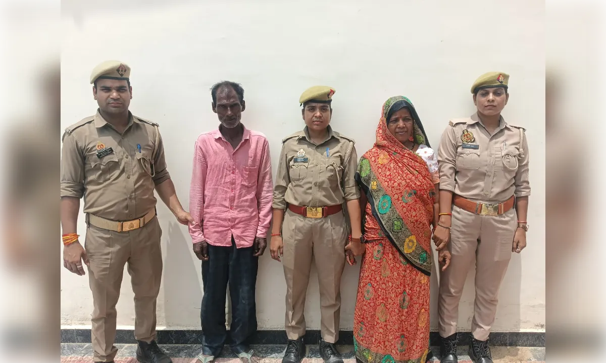 कूटरचित दस्तावेज से फर्जी रजिस्ट्री कराने वाले एक पुरुष और एक महिला गिरफ्तार