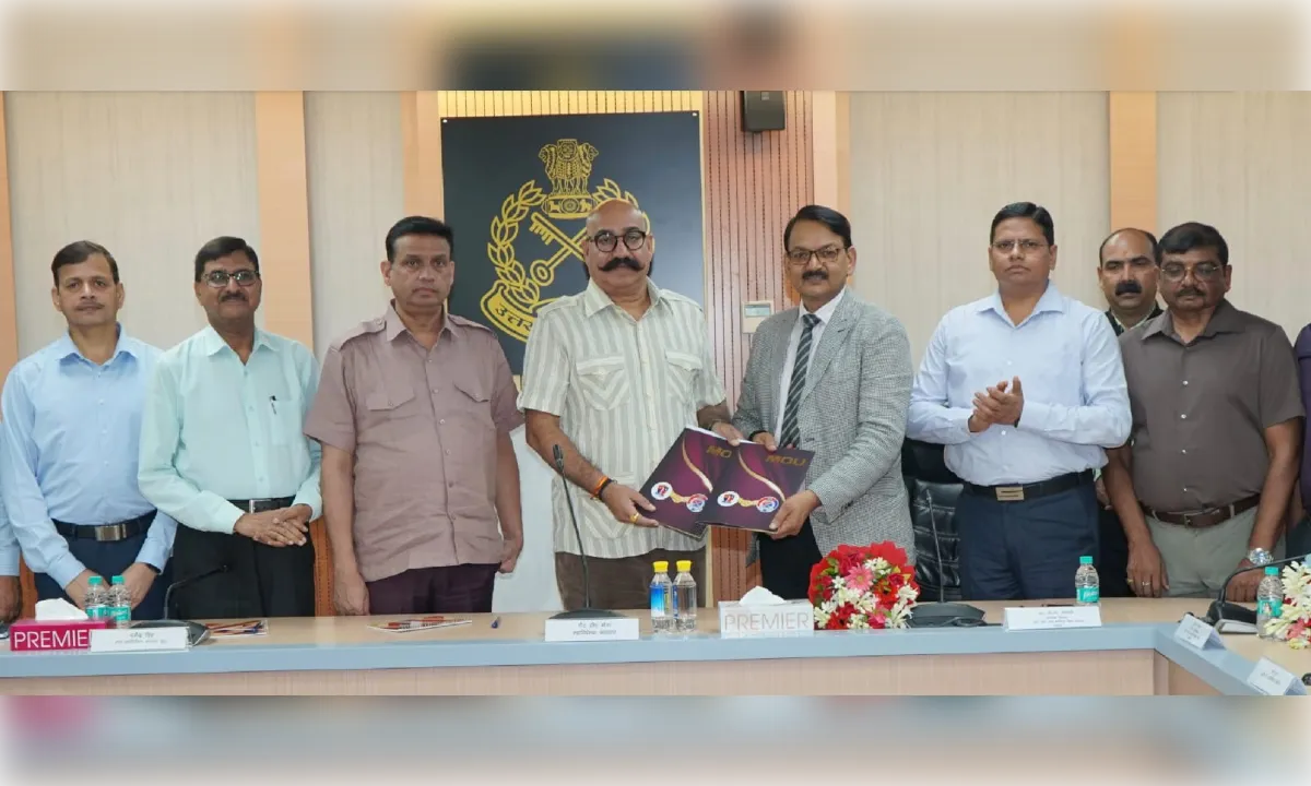यूपी कारागार एवं यूपीएसईएफएस के बीच एमओयू, वैज्ञानिक प्रशिक्षण को मिलेगा बढ़ावा
