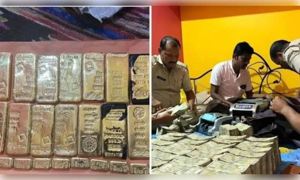पत्थर कारोबारी के घर पुलिस का छापा, 28 करोड़ रुपये की नकदी और 15 किलो  सोना बरामद