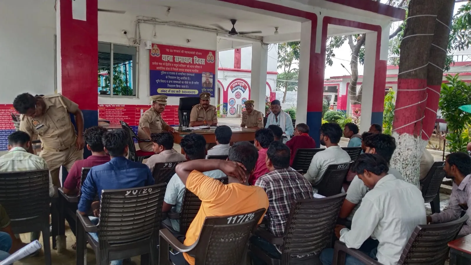 कांवड़ यात्रा के दृष्टिगत थाना महुली पुलिस द्वारा डीजे संचालकों के साथ बैठक आयोजित