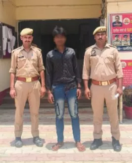 अवैध देशी तमंचा  के साथ 01 अभियुक्त को किया गया गिरफ्तार