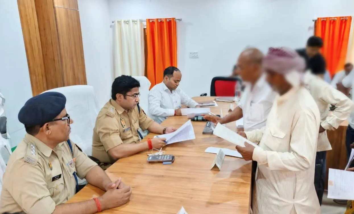 एसपी व एडीएम (न्यायिक) की उपस्थिति में आयोजित हुआ सम्पूर्ण समाधान दिवस