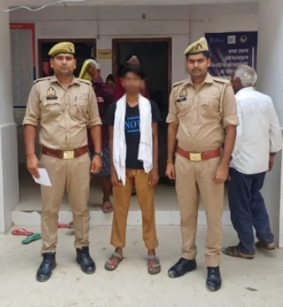 चोरी की घटना का सफल अनावरण करते हुए अभियुक्त को किया गया गिरफ्तार