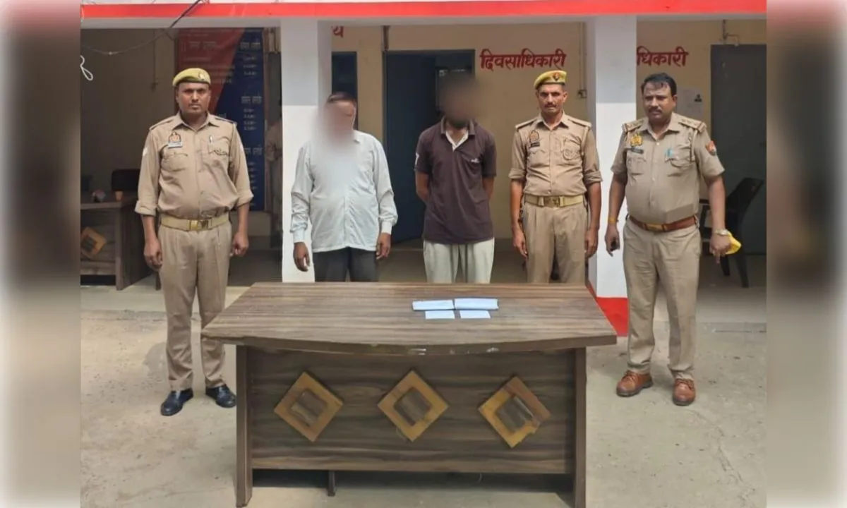 साइबर फ्रॉड गिरोह के 2 अंतर्राज्यीय अभियुक्त गिरफ्तार, नगद व मोबाइल बरामद