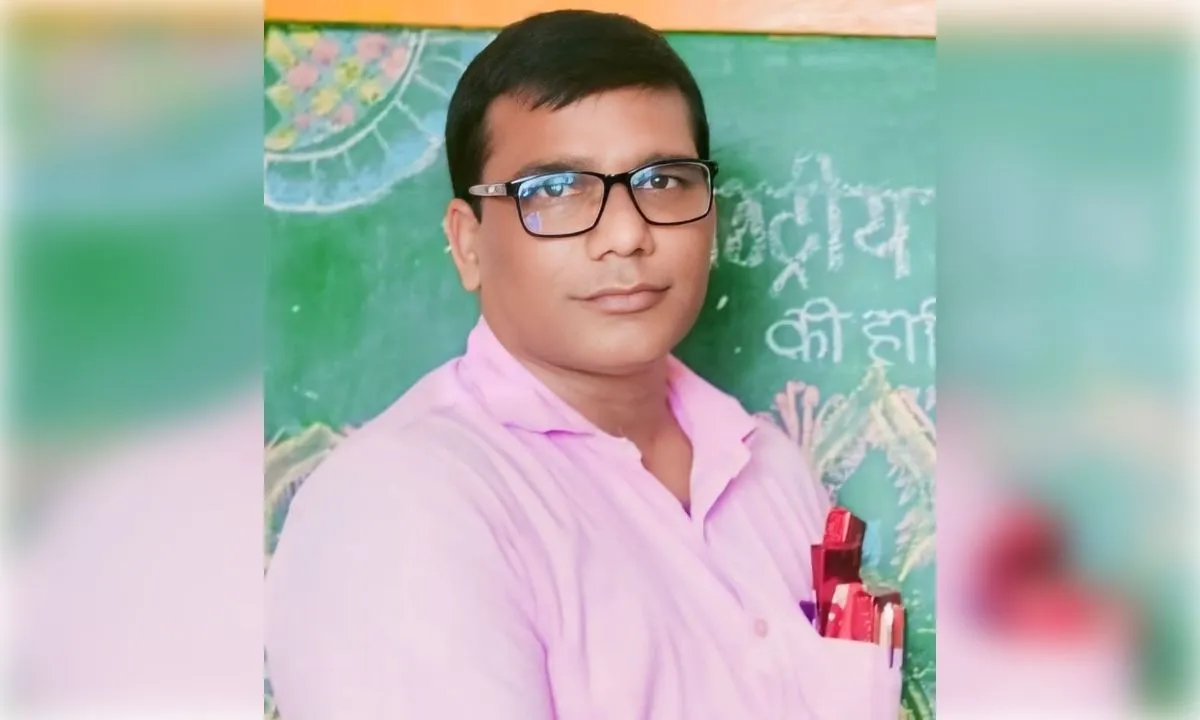 स्वस्थ शिक्षक से ही स्वस्थ समाज, मनकापुर के शिक्षक ने मुख्यमंत्री योजना की सराहना