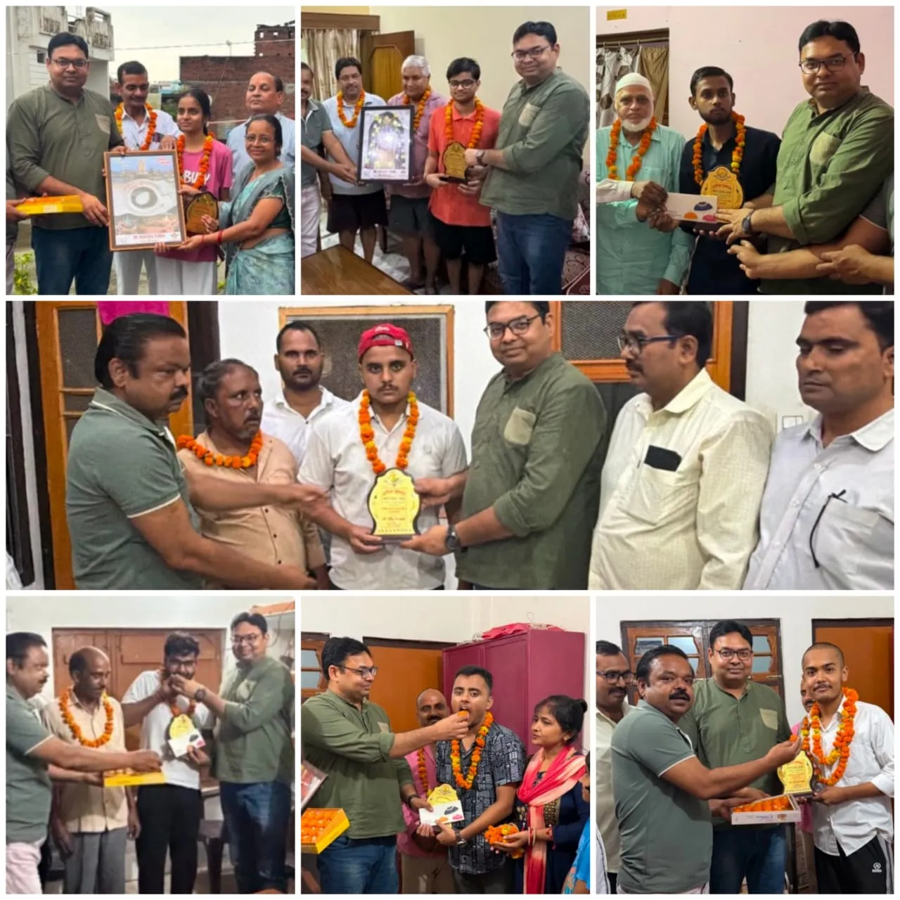 नीट यूजी में सफलता पाने वाले मेधावियों का डॉ. कौशल वर्मा ने किया भव्य सम्मान