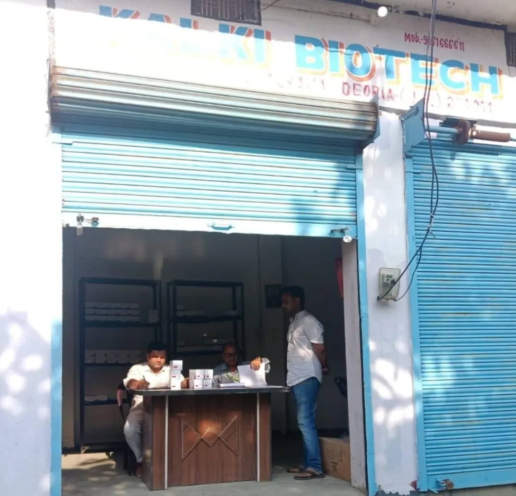  कल्कि बायोटेक पर छापा, दो दवाओं के नमूने जांच को भेजे