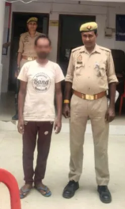 चोरी की  मोटरसाइकिल के साथ वाँछित अभियुक्त को किया गया गिरफ्तार