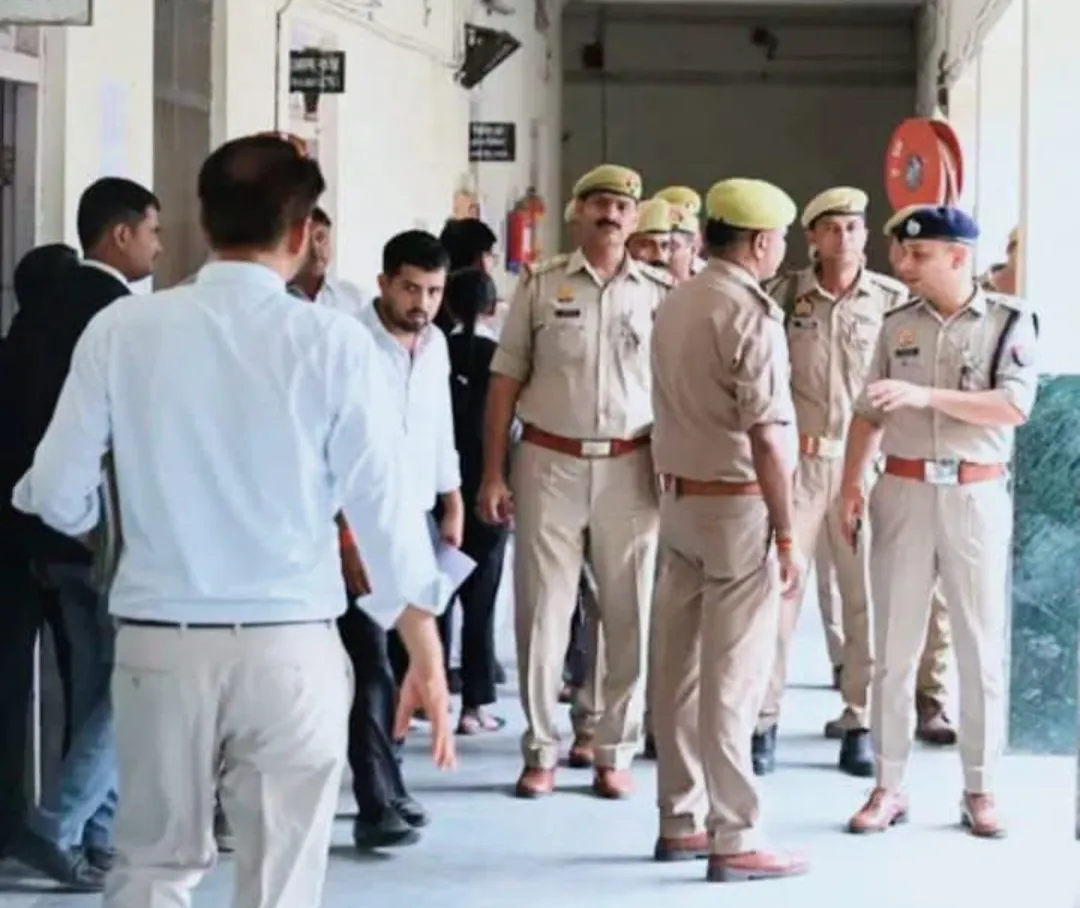 एसपी ने दीवानी न्यायालय परिसर का किया निरीक्षण