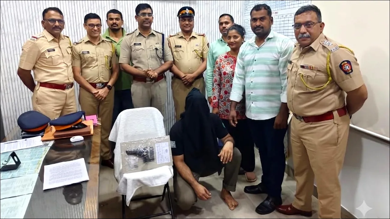Mumbai: कालाचौकी पुलिस की बड़ी कार्रवाई,  पिस्टल और 6 जिंदा कारतूसों के साथ आरोपी गिरफ्तार