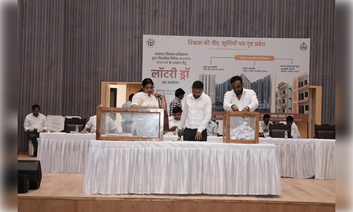 लखनऊवासियों को एलडीए का तोहफा, लेक व्यू अपार्टमेंट के 646 फ्लैटों का लॉटरी से आवंटन 