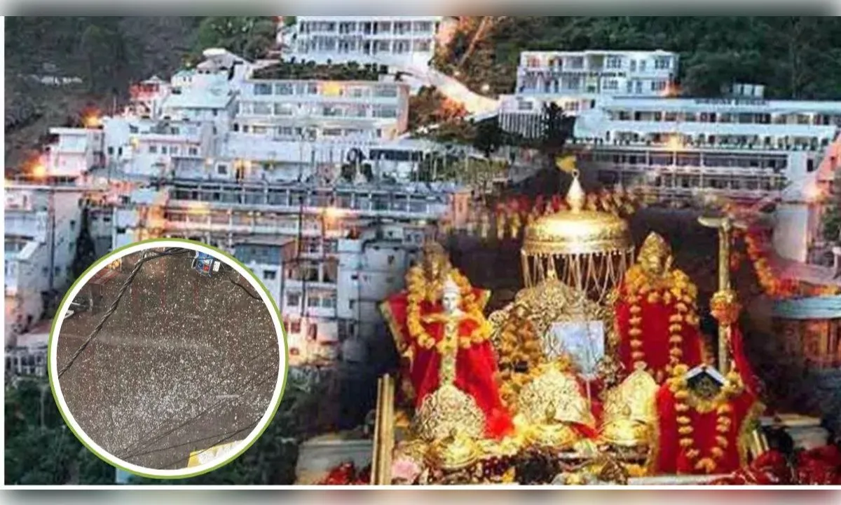 माता वैष्णो देवी की यात्रा कुछ समय के लिए रोक दी गयी