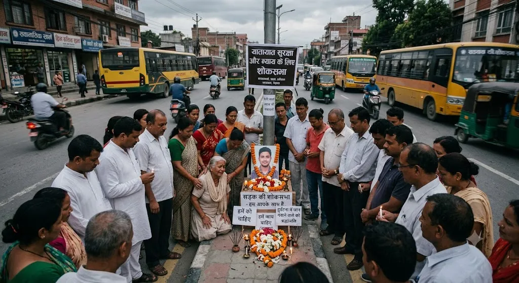 सड़क की शोकसभा