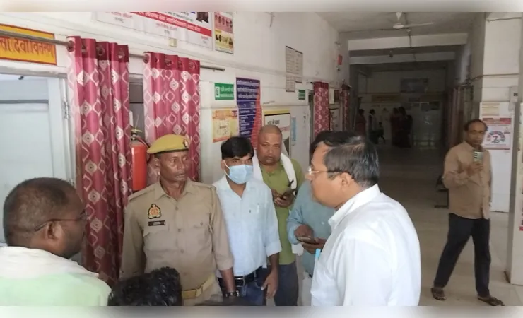 एसडीएम ने म्योरपुर सीएचसी का किया औचक निरीक्षण