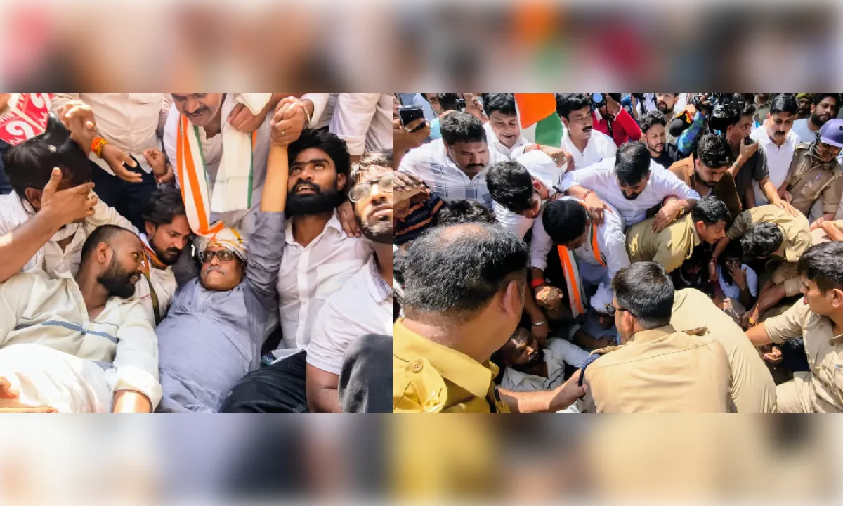 सीएम आवास का घेराव करने जा रहे कांग्रेस प्रदेश अध्यक्ष गिरफ्तार