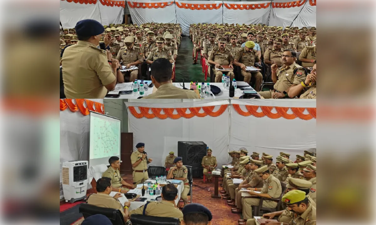 कांवड़ यात्रा को लेकर बिजनौर पुलिस पूरी तरह सतर्क, एसपी ने अधिकारियों को दिए निर्देश