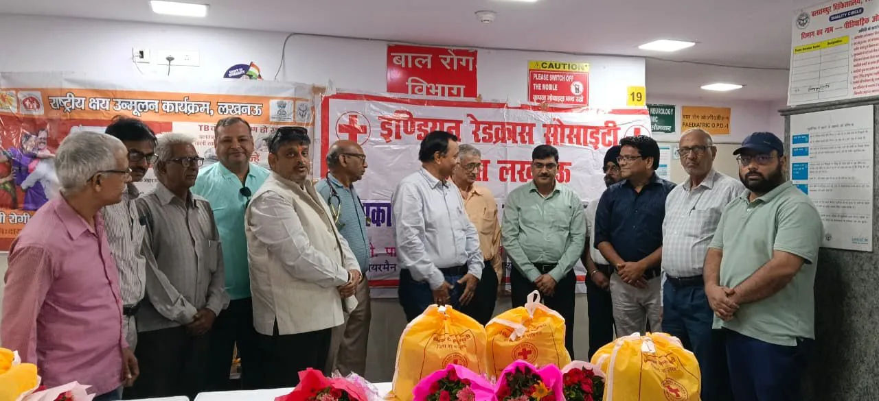 50 क्षय रोगियों को पुष्टाहार वितरित 
