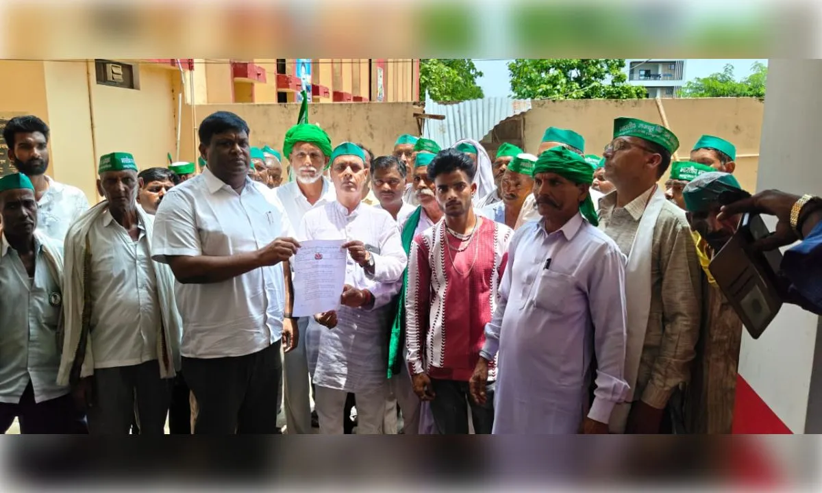 किसान यूनियन ने सौंपा ज्ञापन, अमेरिका ट्रेड डील रद्द करने और एमएसपी गारंटी की मांग