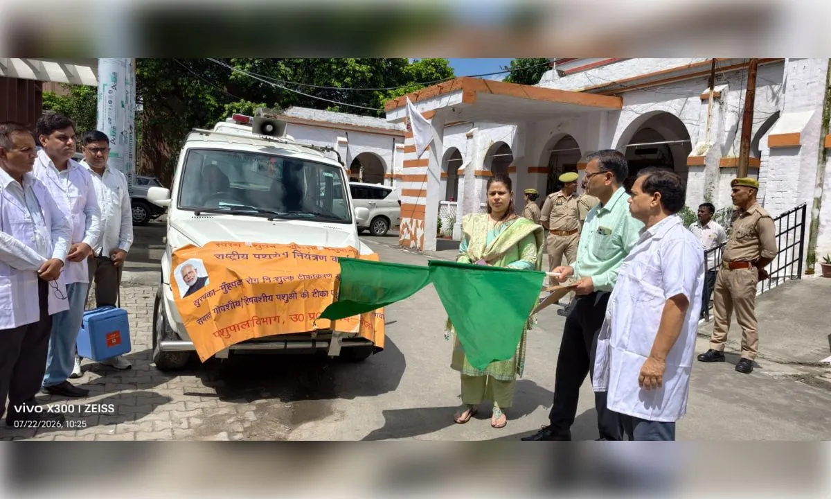 5.70 लाख पशुओं को लगेगा खुरपका-मुंहपका का मुफ्त टीका, बिजनौर में अभियान शुरू