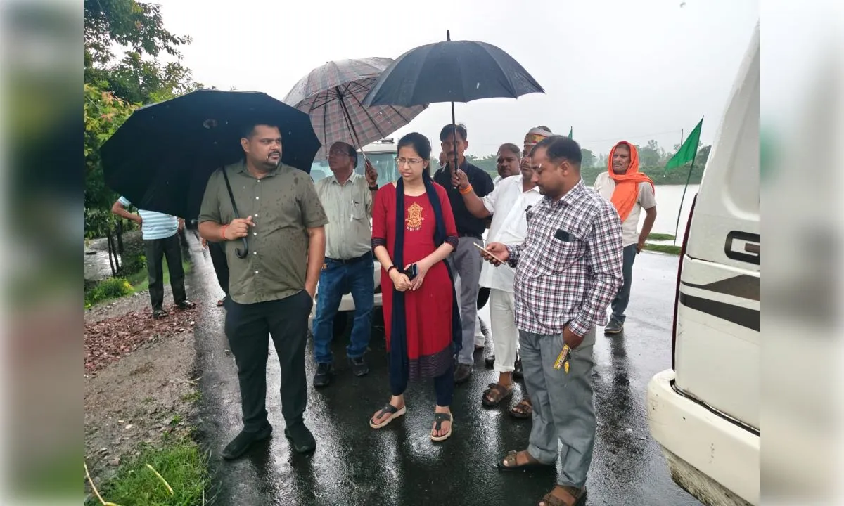 एसडीएम ने किया बाढ़ क्षेत्र का निरीक्षण, सुंदरनगर में प्रशासन अलर्ट मोड में