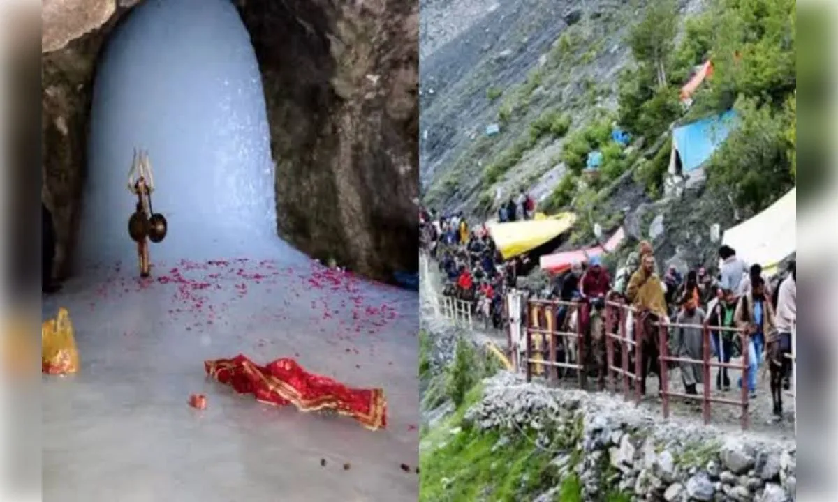 बम-बम भोले के जयकारों के साथ अमरनाथ श्रद्धालुओं का 15वां जत्था रवाना