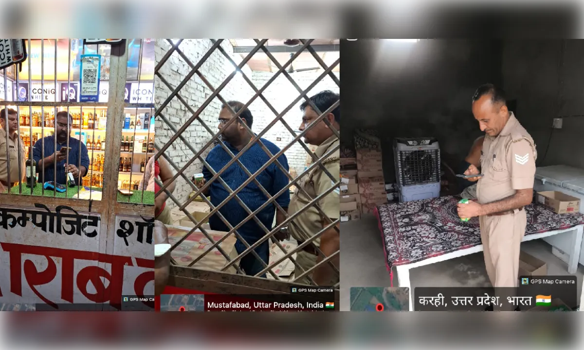 मुजफ्फरनगर में आबकारी विभाग का विशेष अभियान, मदिरा दुकानों पर चला सघन निरीक्षण
