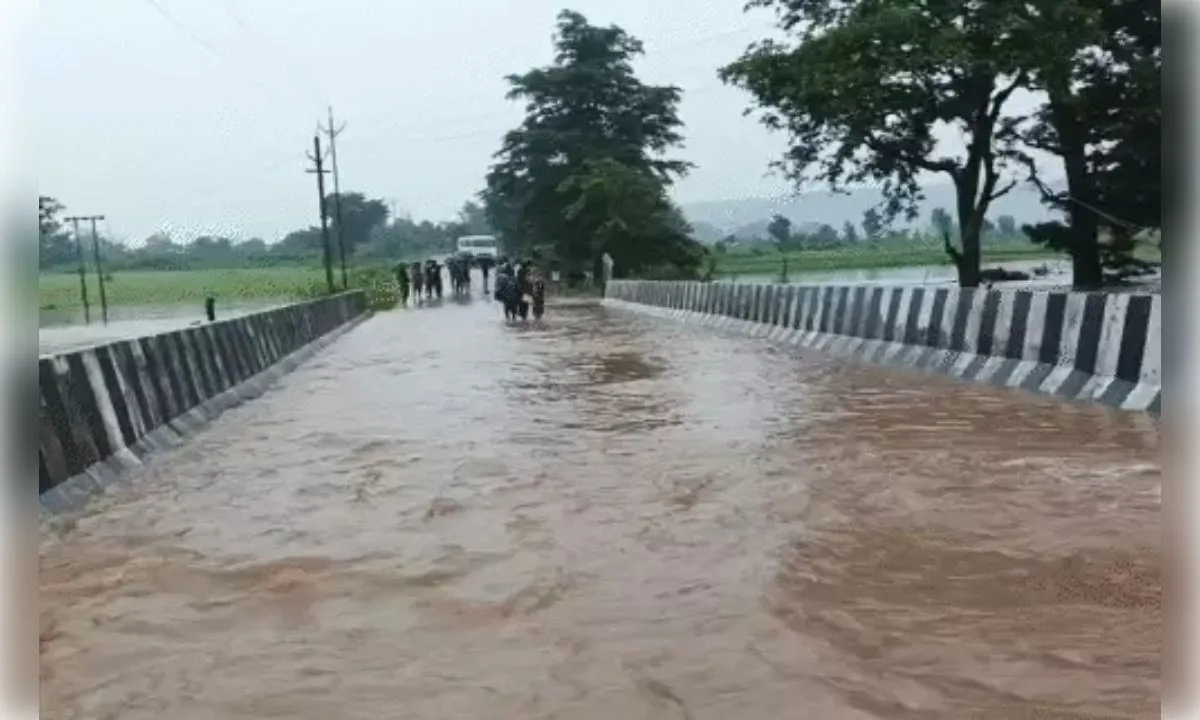 एमपी में भारी बारिश से बिगड़े हालात, चित्रकूट में बांध टूटा