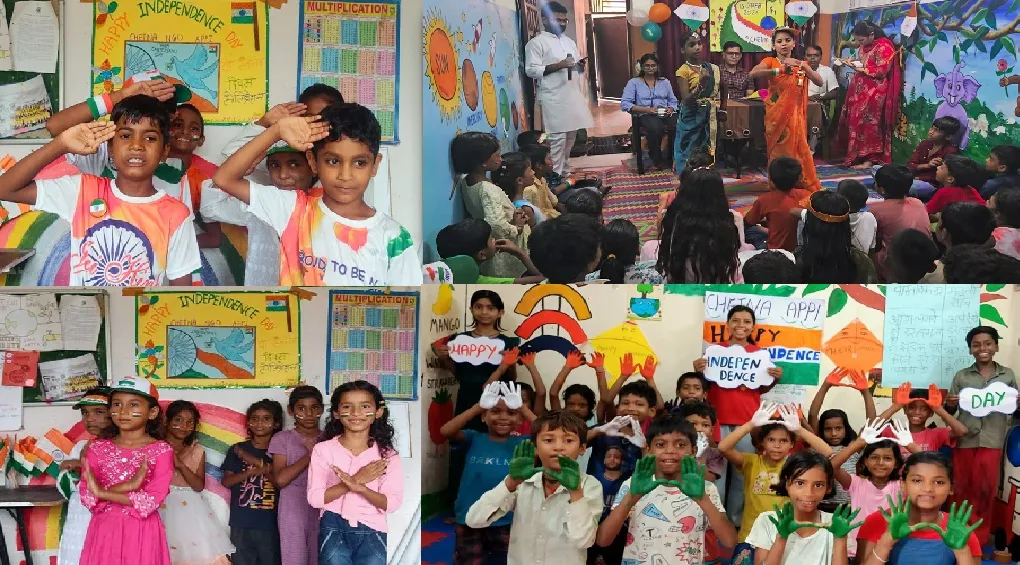 स्वतंत्रता दिवस की पूर्व संध्या पर CHETNA ने सड़क एवं कामकाजी बच्चों संग मनाया रंगारंग कार्यक्रम