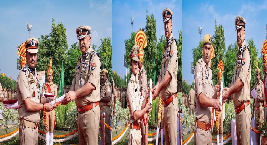 स्वतंत्रता दिवस-2026 के अवसर पर डीजीपी द्वारा किया गया ध्वजारोहण