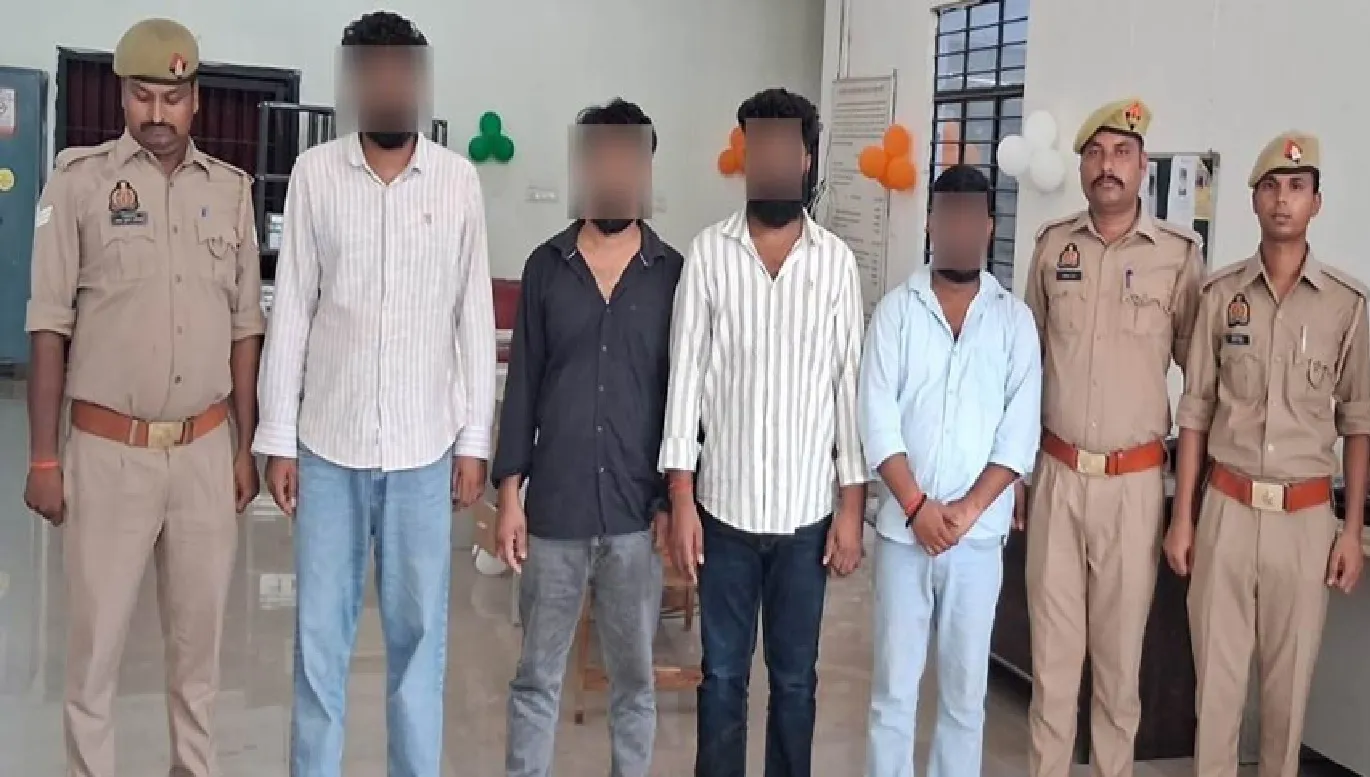 विभूतिखंड लूटकांड का खुलासा, चार वांछित अभियुक्त गिरफ्तार