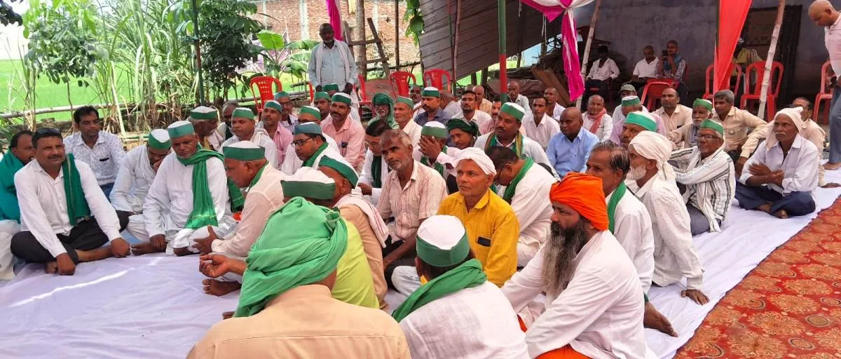 भाकियू के पूर्व जिलाध्यक्ष गौरी शंकर चौधरी के निधन पर शोकःश्रद्धांजलि सभा में उमड़े लोग